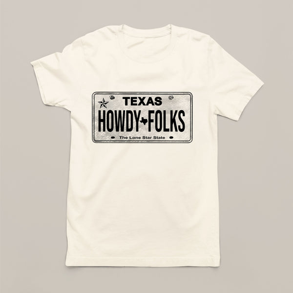 Texas License Plate T-Shirt