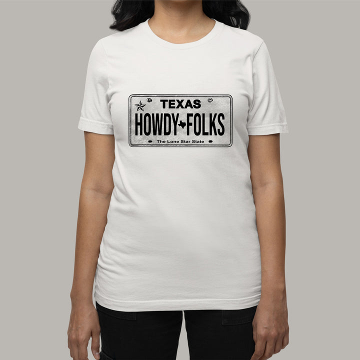 Texas License Plate T-Shirt