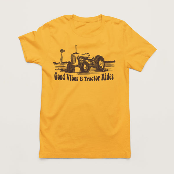 Good Vibes And Tractor Rides T-Shirt