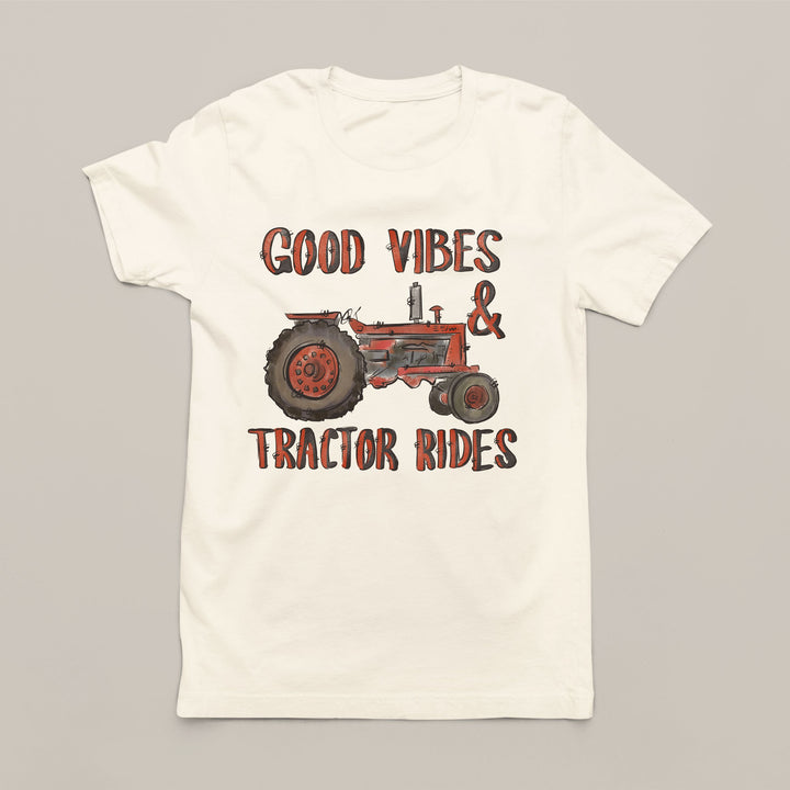 Good Vibes And Tractor Rides T-Shirt
