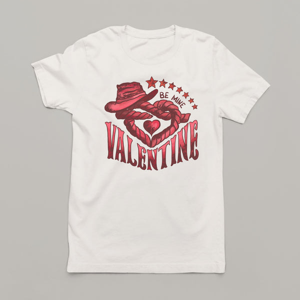 Rustic Romance: Women's Patriotic Valentine's T-Shirt