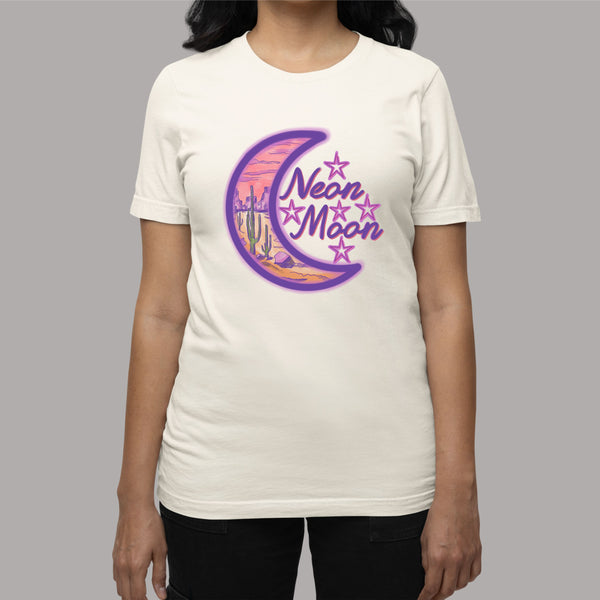 Neon Moon: Women's Boho Country American Patriotic T-Shirt