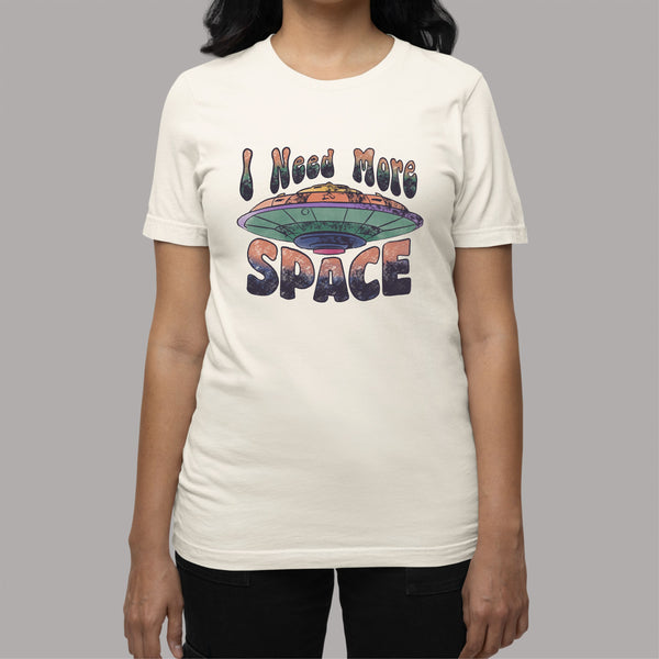 I Need More Space: Women's Boho Hippie American Patriotic T-Shirt