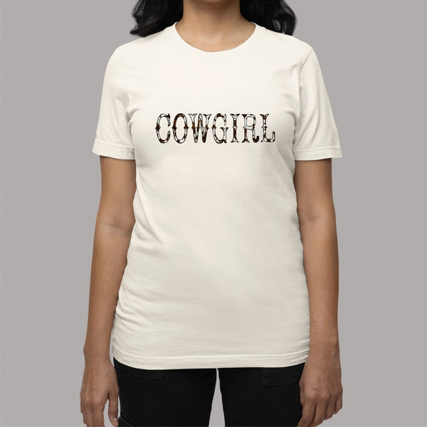 Cowgirl Spirit: Women's Western American Patriotic T-Shirt