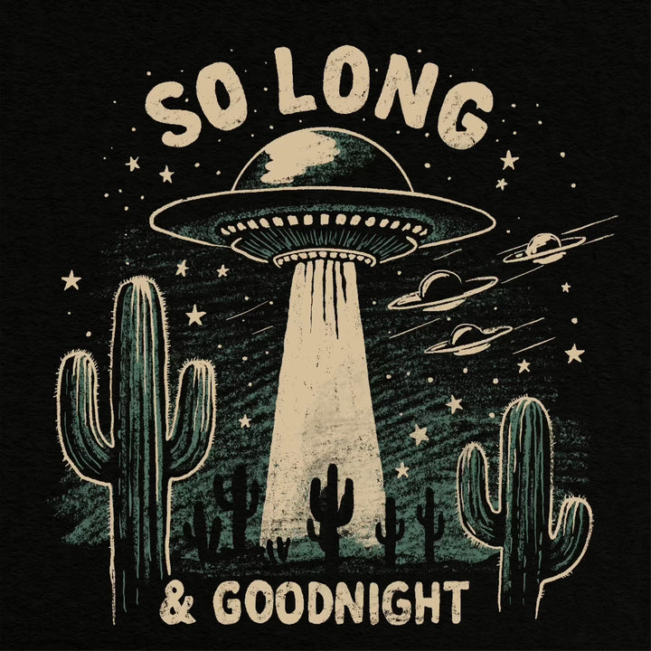 So Long And Goodnight: Men's Western American Rock T-Shirt