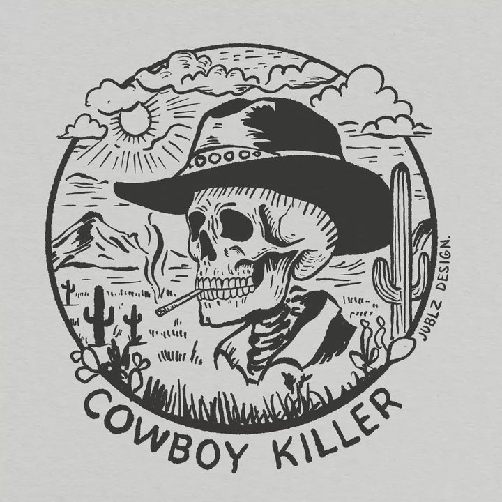 Cowboy Killer Skull Design